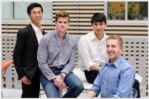 Founders: Alwin Hui, David West, Max Yeo and Nathan Buchbinder.
