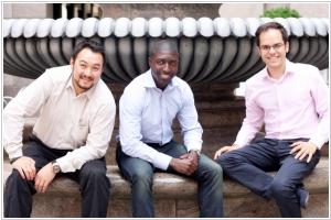 Chief Medical Officer Julien Pham, CEO Gil Addo and COO Carlos Reines