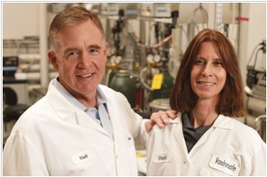 Wayne Pisano, President and CEO, and Lynda Tussey, chief scientific officer